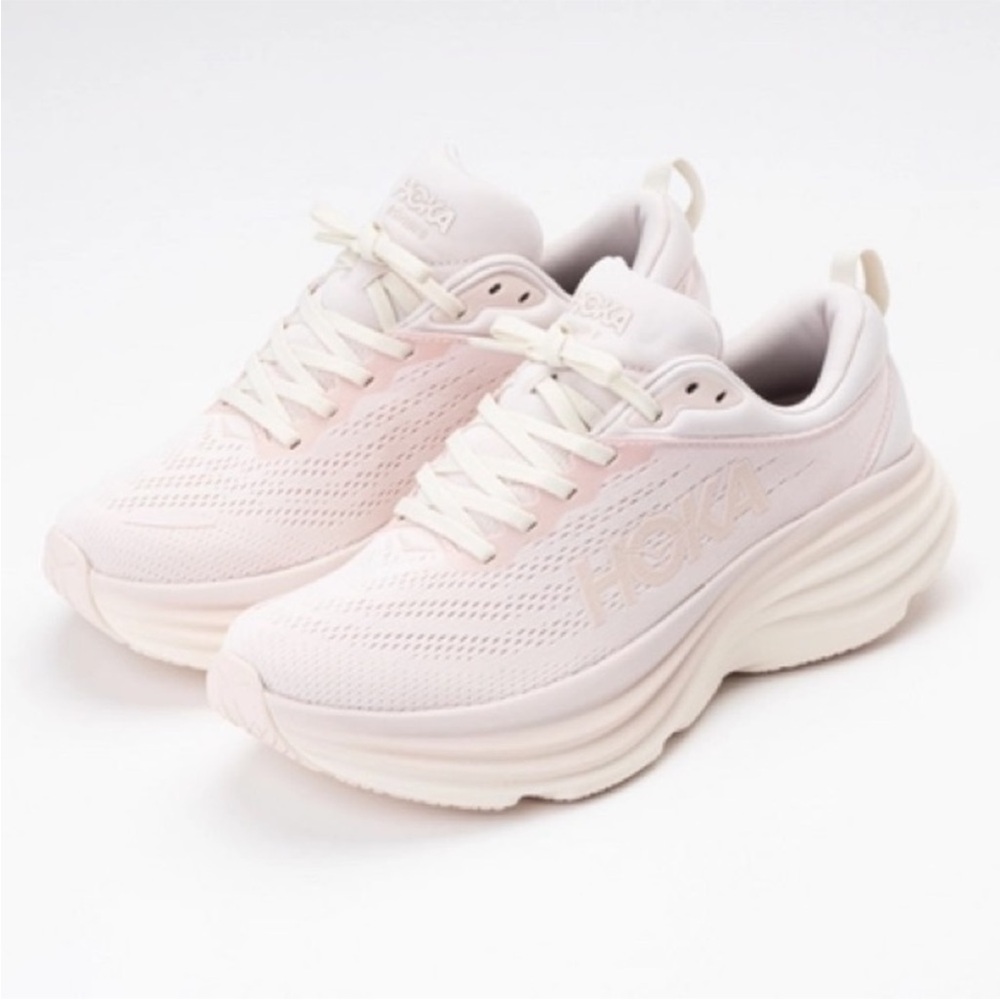 Hoka Women's Soft Pink Running Sneakers